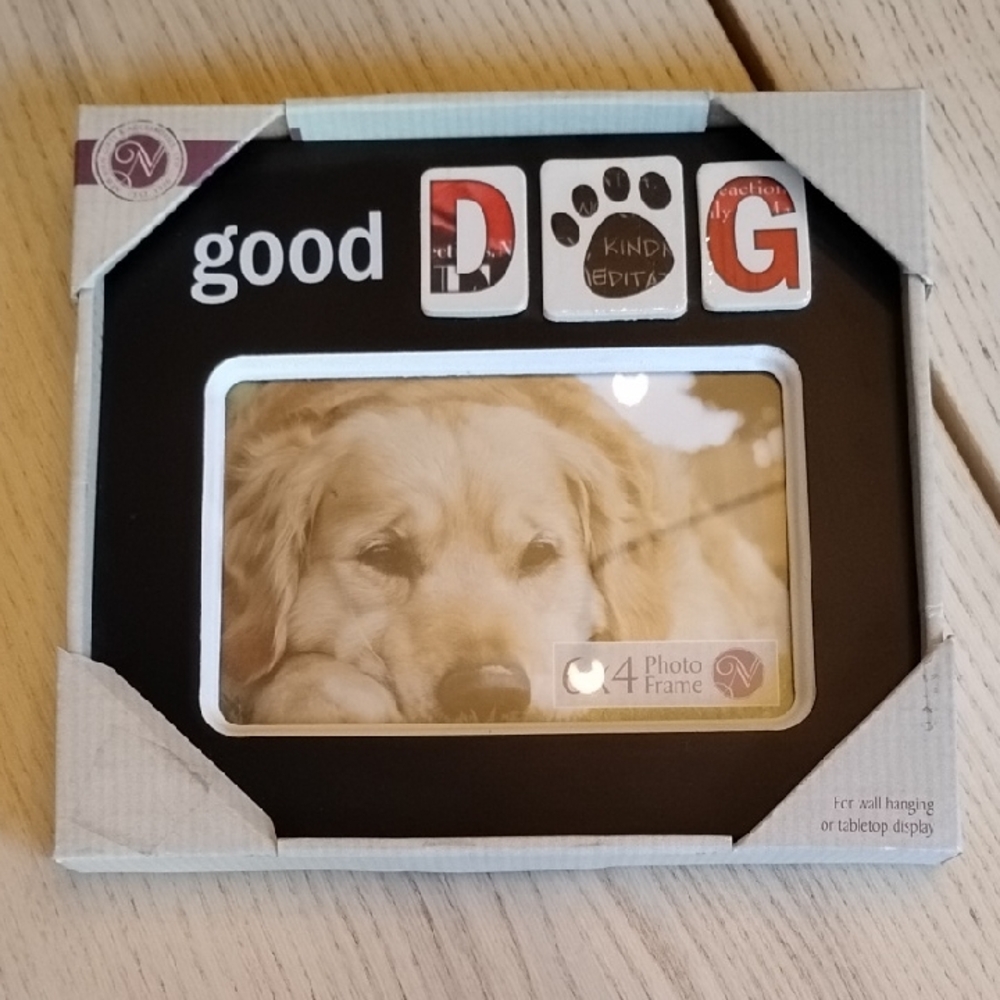 Black Pet Photo Frame - Black